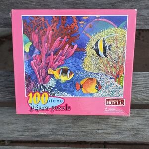 Hoyle 100-Piece Ocean Fish Jigsaw Puzzle - Vibrant Coral Reef